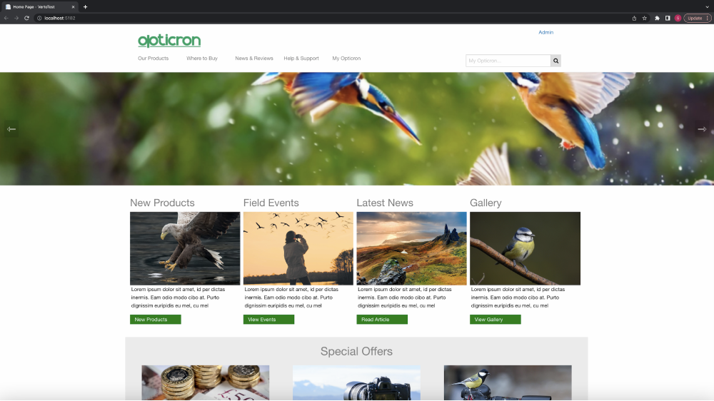 ASP.NET Screenshot 1