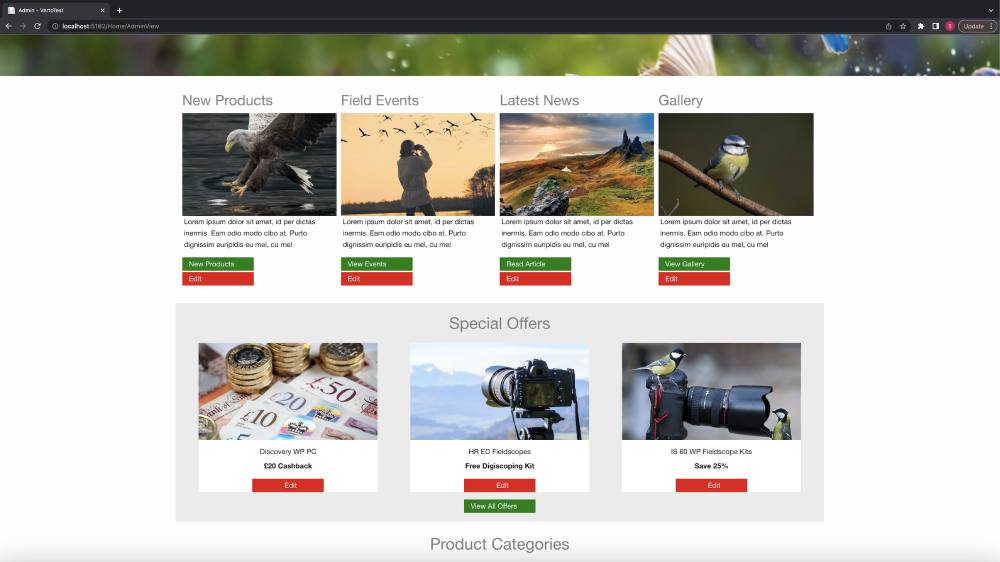 ASP.NET Screenshot 2